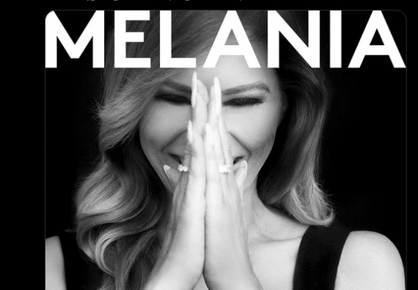 Screenshot of Melania Trump’s X post announcing the launch of her meme coin, $MELANIA, with the message: "The Official Melania Meme is Live!"